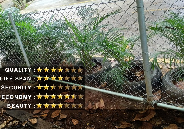 4 feet garden fence